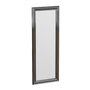 Hanah Home Espejo de Muelle Marco Plateado Elegante 40x105 cm, 100% MDF, Espejo Ecológico Flotal-E